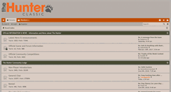 Desktop Screenshot of forum.thehunter.com