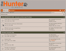 Tablet Screenshot of forum.thehunter.com